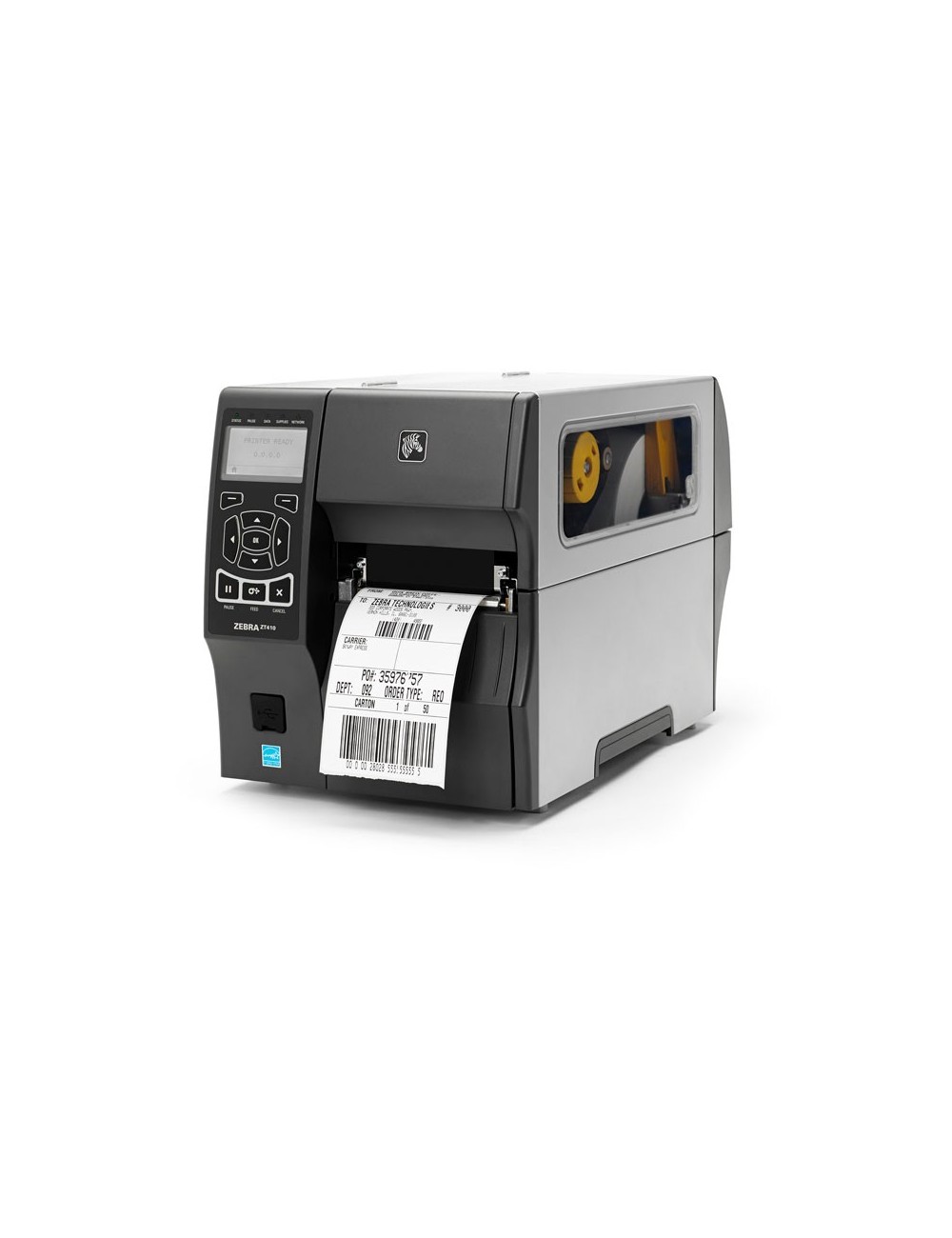 Półprzemysłowa drukarka etykiet Zebra ZT410, drukarka etykiet posiada wzmocnioną obudowę, wytrzymała drukarka etykiet