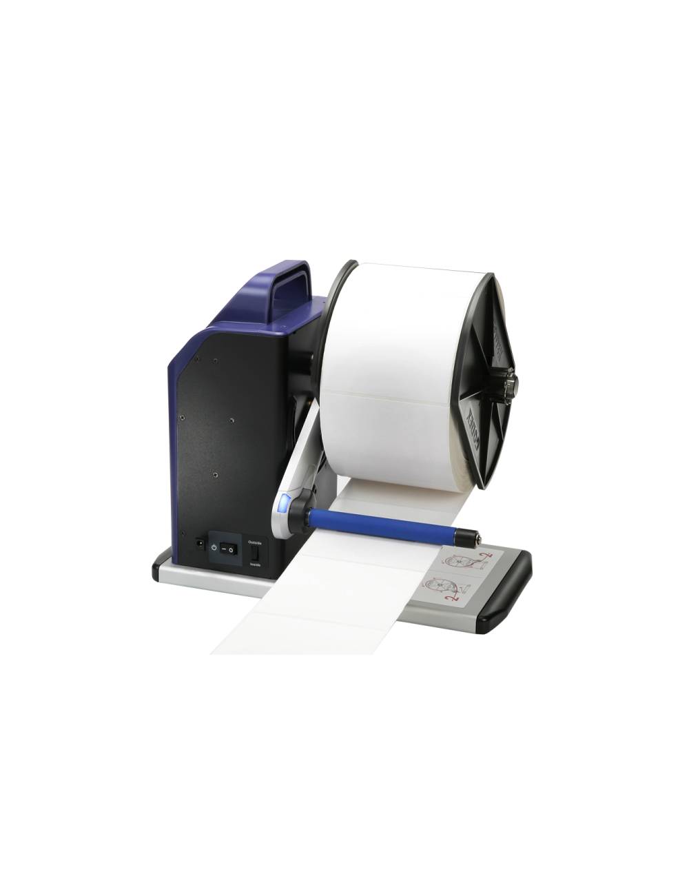 Zewnętrzny nawijak etykiet samoprzylepnych marki Godex T10, nawija etykiet o max szerokości 120mm.