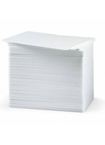 Białe karty pvc do drukarek kart plastikowych Evolis